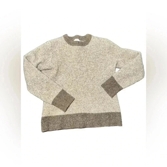 Rugged merino wool bird's-eye tipped sweater boys small - Picture 9 of 10